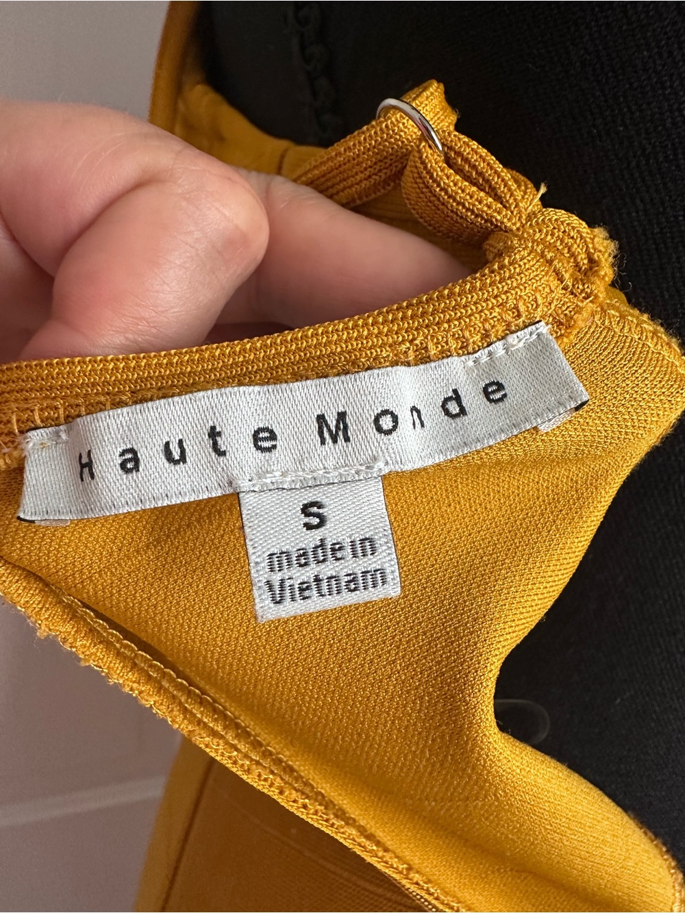 Haute Monde Rich Mustard Yellow Top